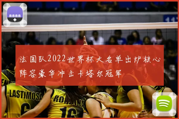 法国队2022世界杯大名单出炉核心阵容豪华冲击卡塔尔冠军